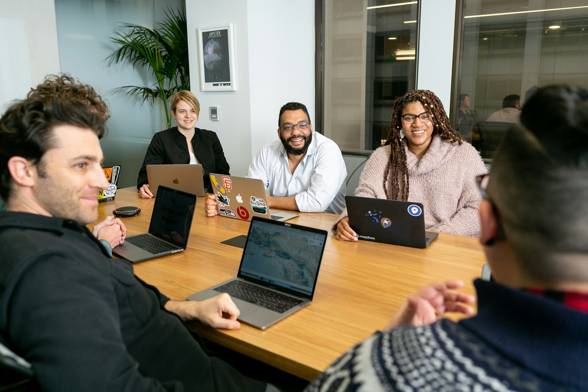 Team collaborating